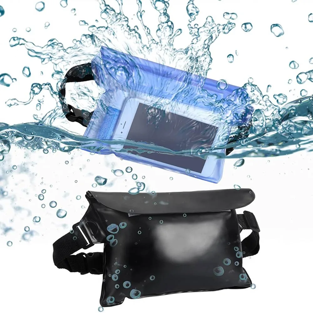 Pochette Ceinture Étanche Gris