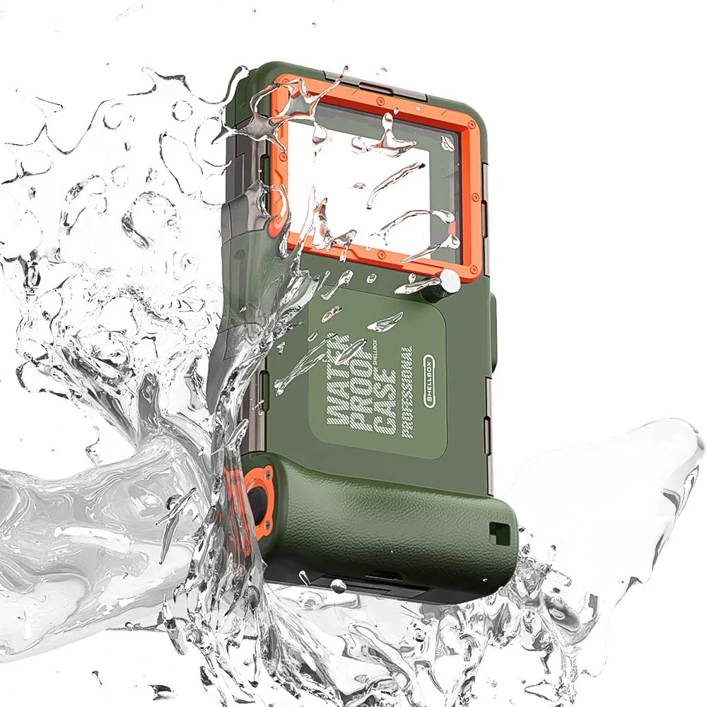Coque Étanche pour Smartphone Universelle Vert
