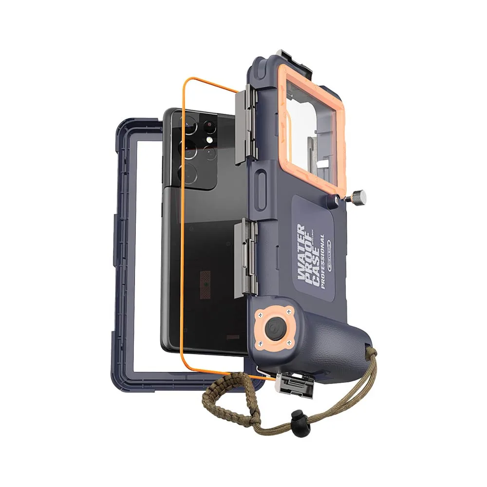 Coque Étanche pour Smartphone Universelle Bleu — vue 2