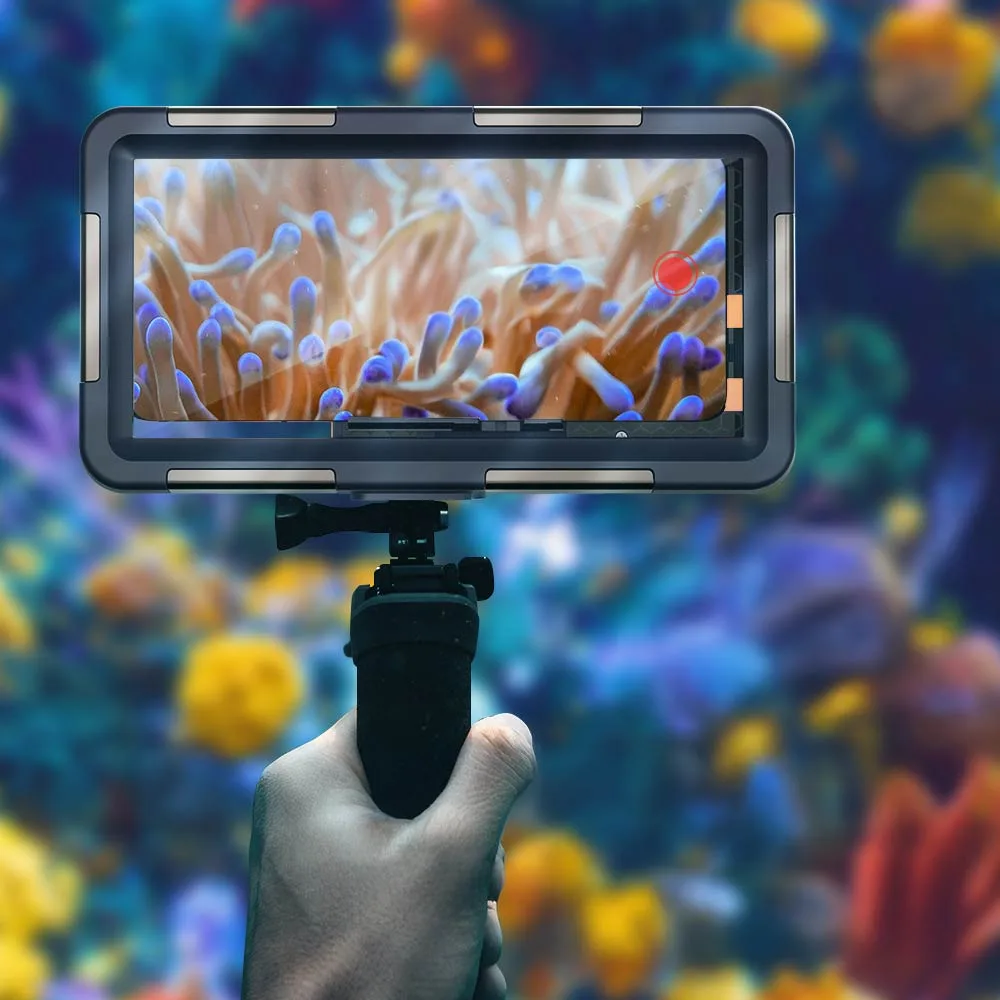Coque Étanche pour Smartphone Universelle Bleu — vue 4