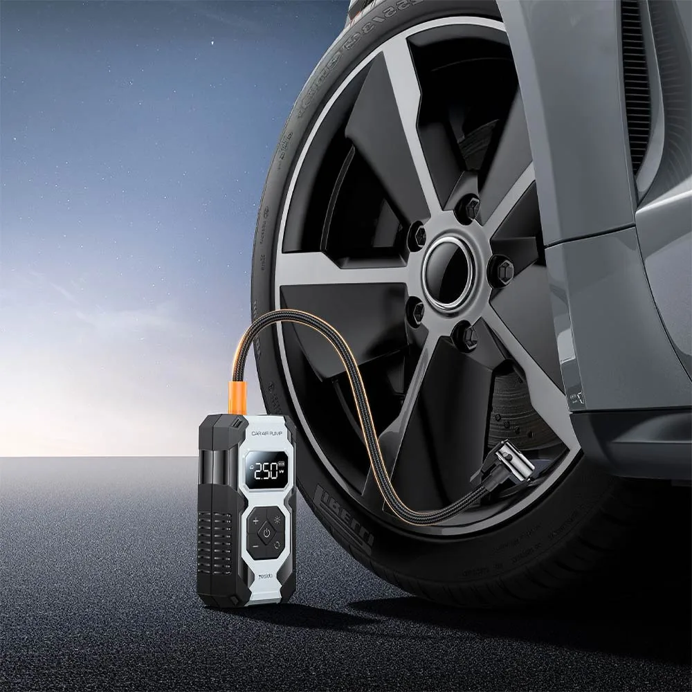 Mini Pompe Électrique Yesido VC12 7800mAh Noir — vue 2