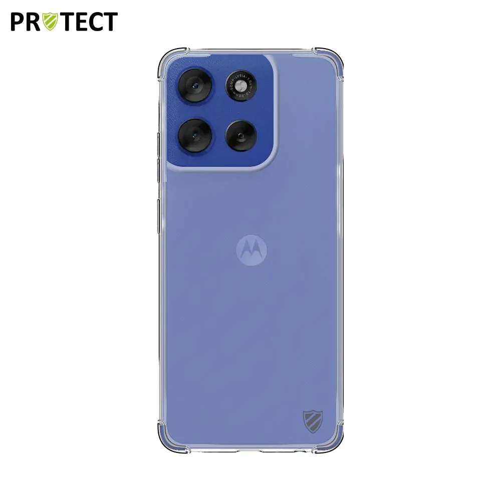 Coque Silicone Renforcée PROTECT pour Motorola Moto G56 5G Transparent — vue 2