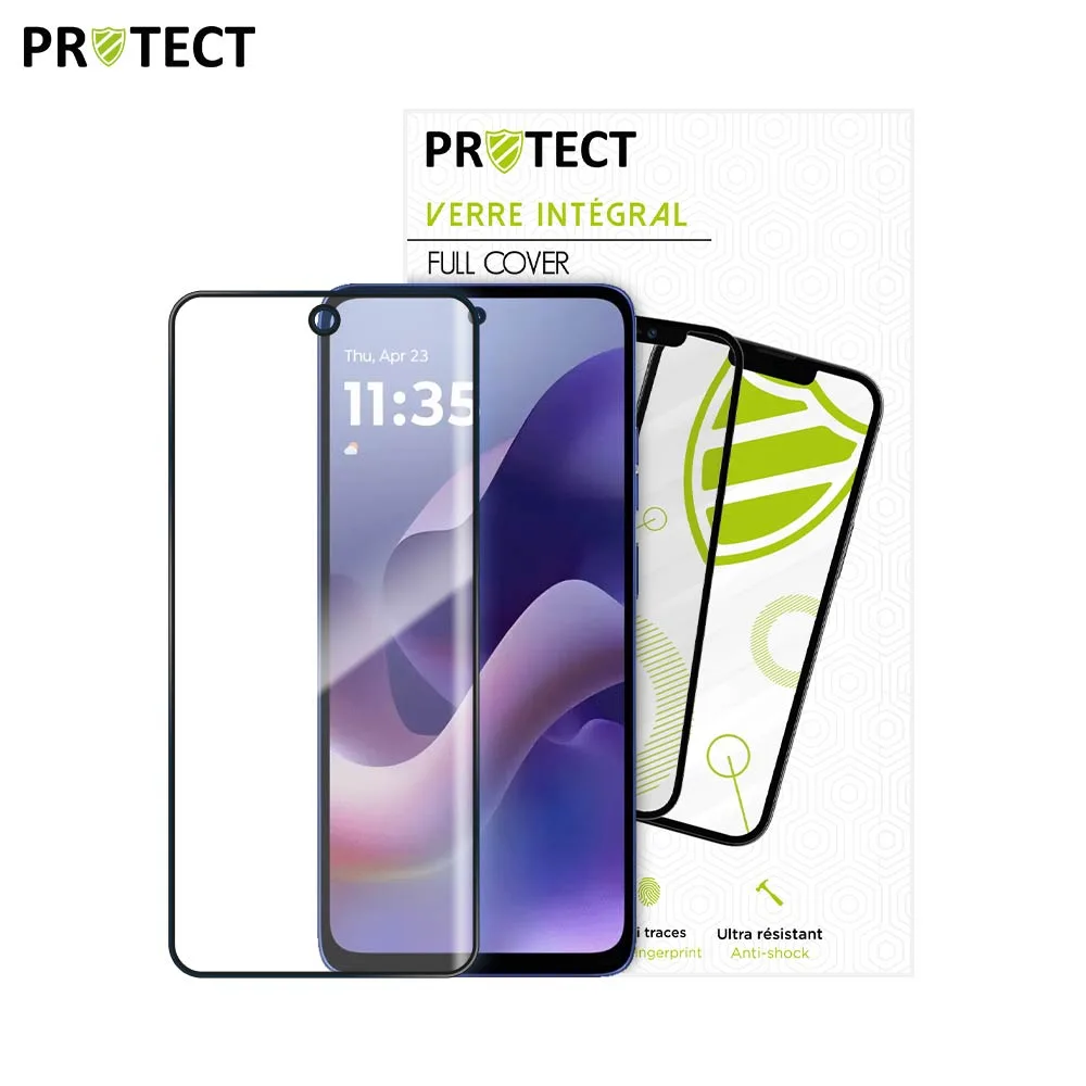 Verre Trempé Intégral PROTECT pour Motorola Moto G56 5G Noir — vue 2
