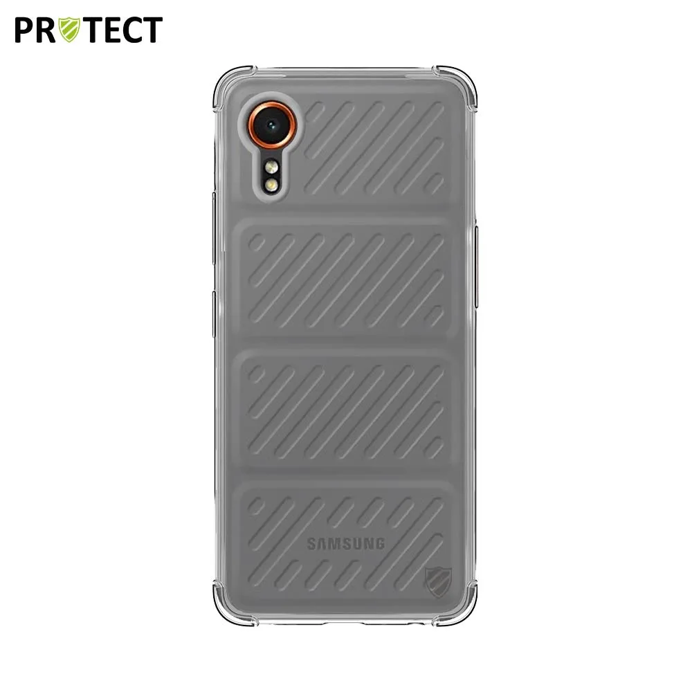 Coque Silicone Renforcée PROTECT pour Samsung Galaxy Xcover 7 Pro G766 Transparent — vue 2