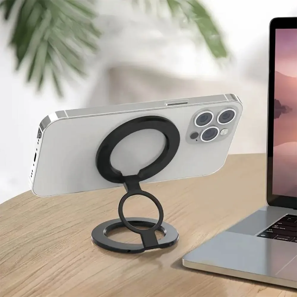 Support pour Smartphone Magsafe Rotatif et Pliable Noir — vue 3