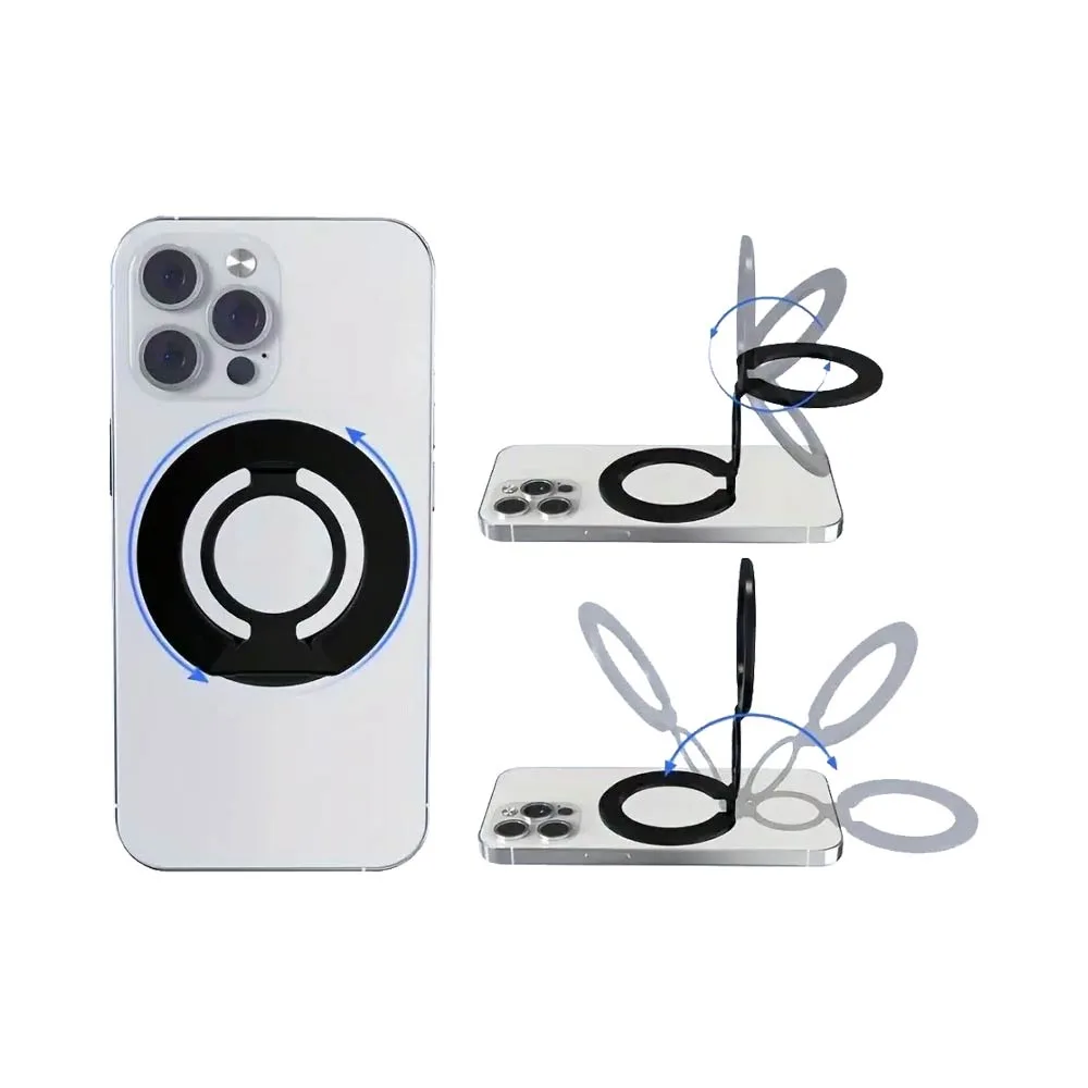 Support pour Smartphone Magsafe Rotatif et Pliable Blanc — vue 2