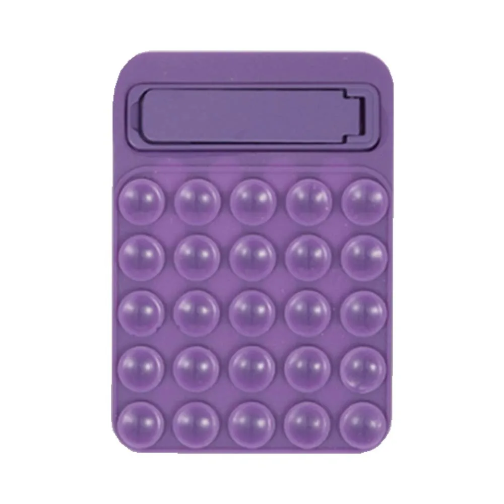 Support Ventouse Silicone avec Support Intégré Violet