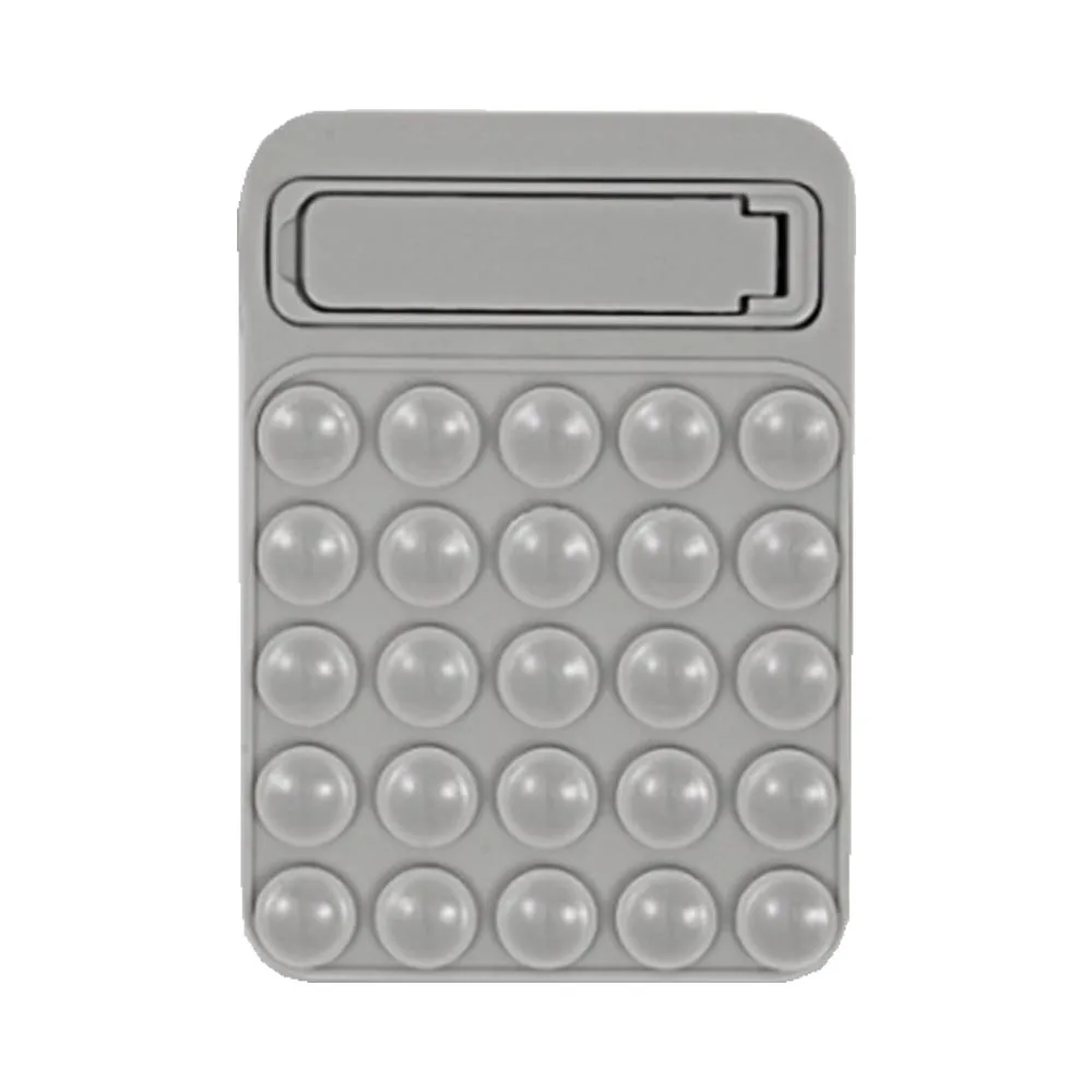 Support Ventouse Silicone avec Support Intégré Gris