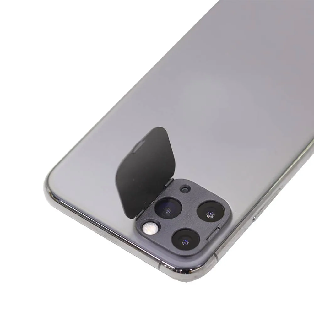 Protection Lentille avec Cache Camera Apple iPhone 11 Pro/iPhone 11 Pro Max Noir
