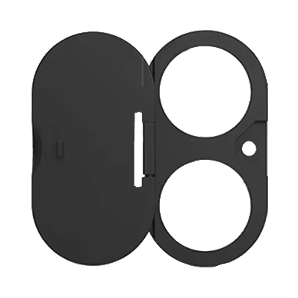 Protection Lentille avec Cache Camera Apple iPhone 16/iPhone 16 Plus Noir