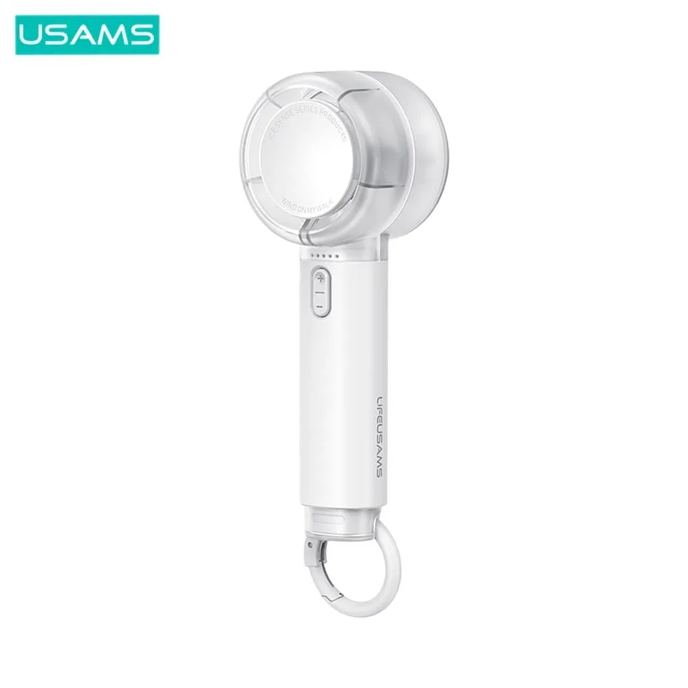 Mini Ventilateur Portable Usams LU01 2000mAh Blanc