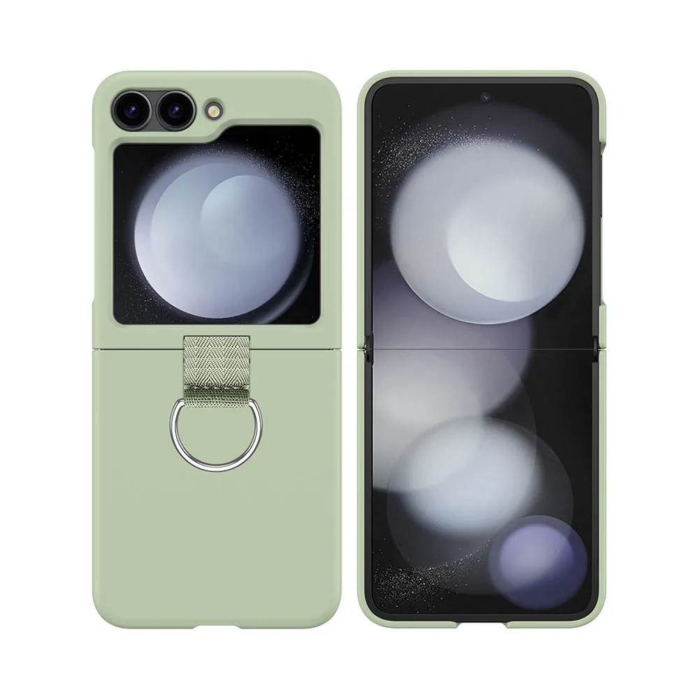 Coque de Protection avec Anneau Z-FL2 Samsung Galaxy Z Flip 6 5G F741 Vert Clair
