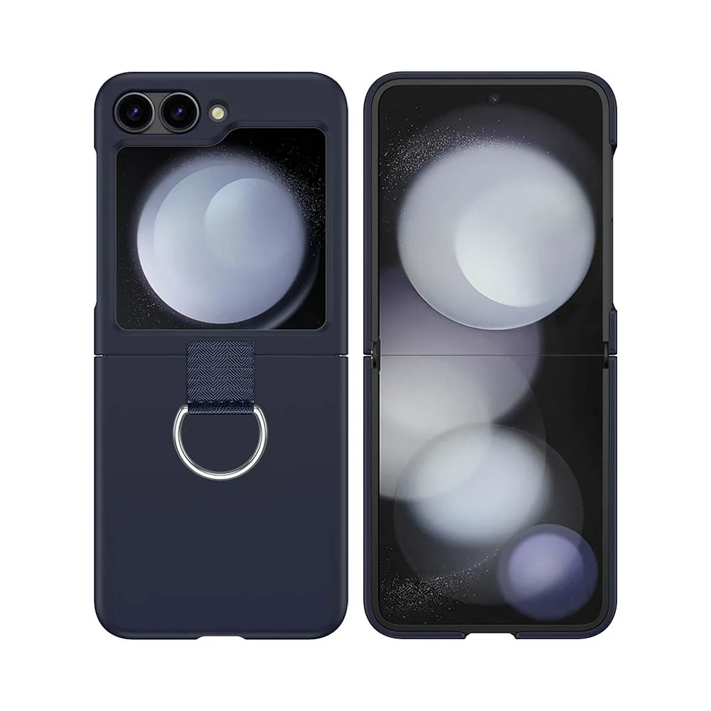 Coque de Protection avec Anneau Z-FL2 Samsung Galaxy Z Flip 6 5G F741 Bleu