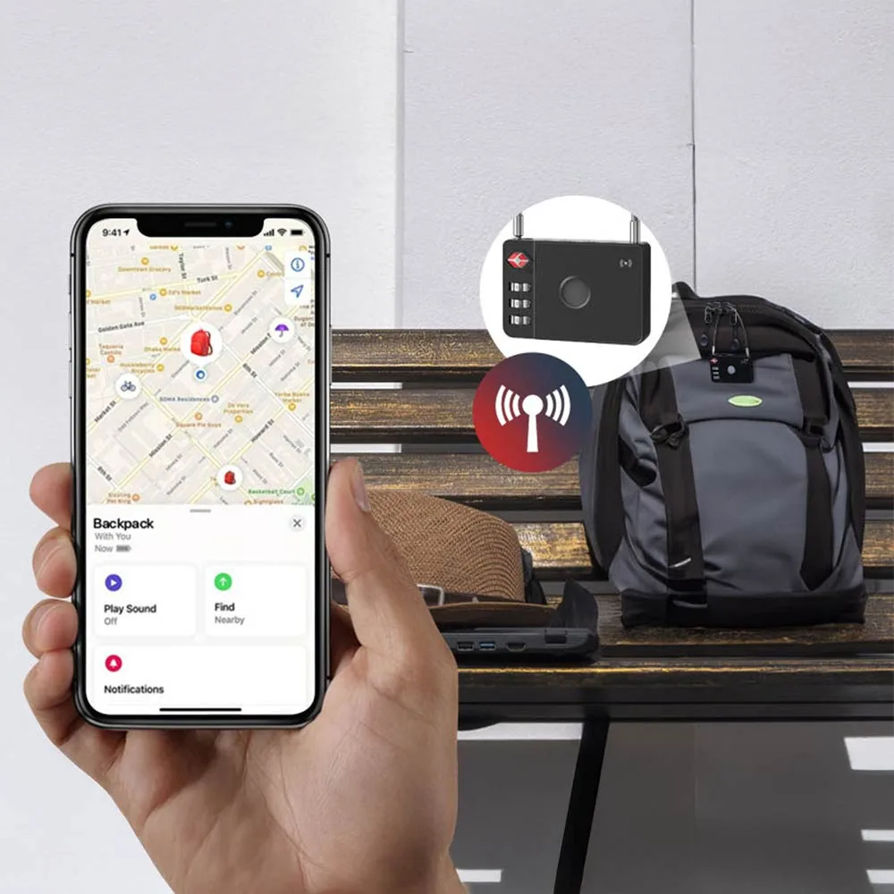 Traceur GPS MILI MiLock iOS Noir — vue 2