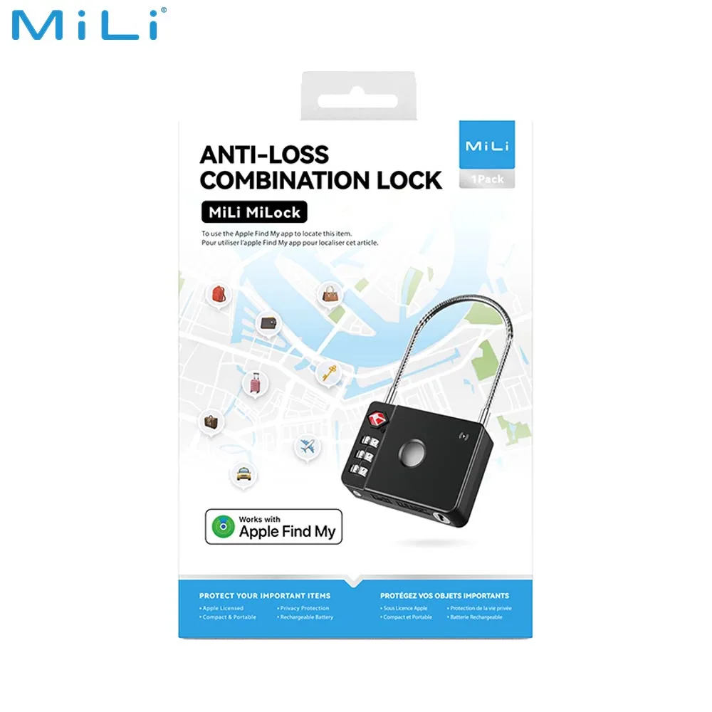 Traceur GPS MILI MiLock iOS Noir — vue 4
