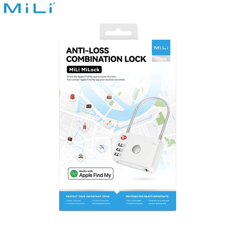 Traceur GPS MILI MiLock iOS Blanc — vue 4