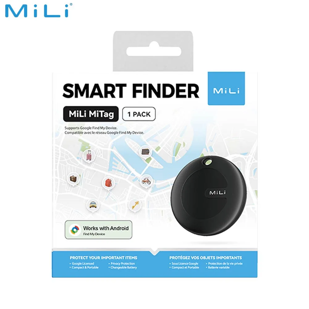 Traceur GPS MILI MiTag Android Noir — vue 4