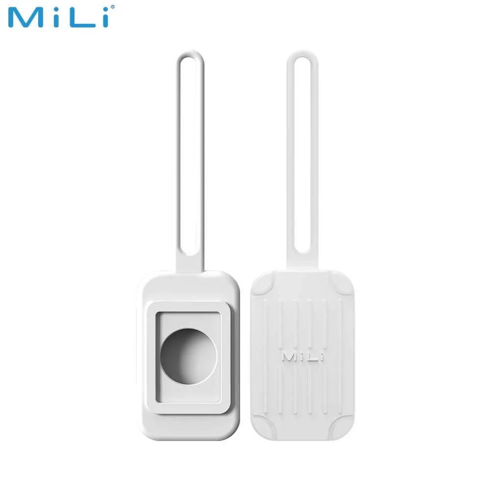 Traceur GPS MILI Luggage Tag Étiquette Bagage avec MiTag Intégrée Android Blanc