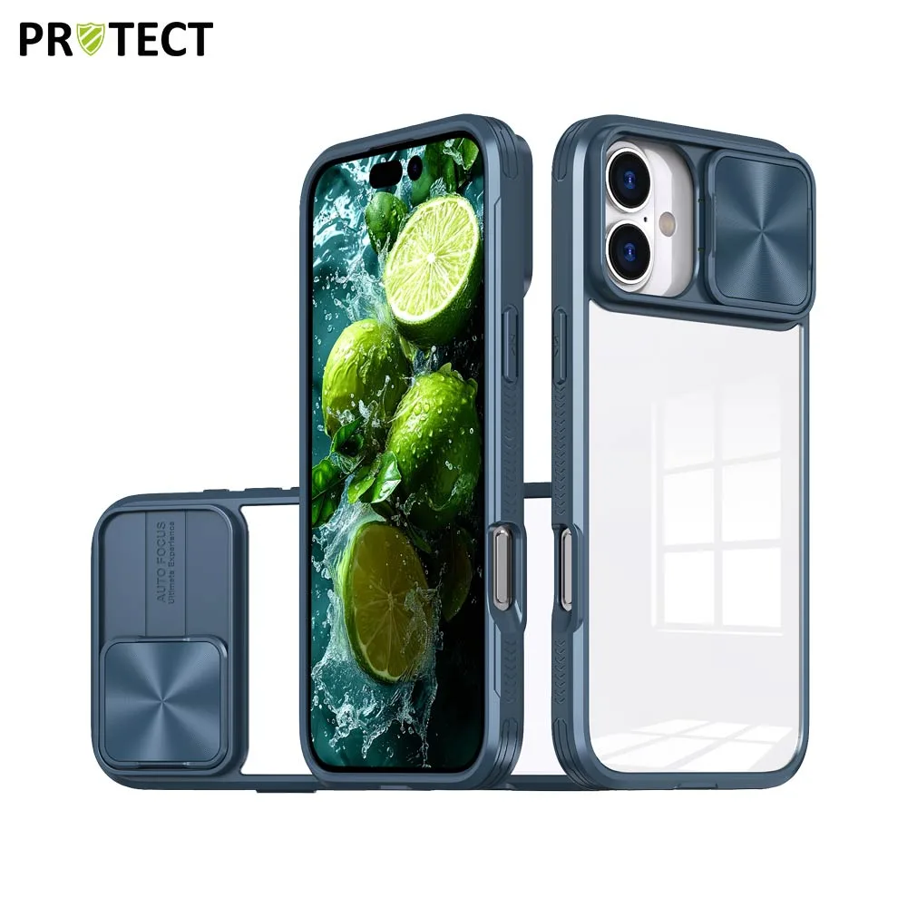 Coque de Protection IE027 PROTECT pour Apple iPhone 16 Plus Bleu Marine