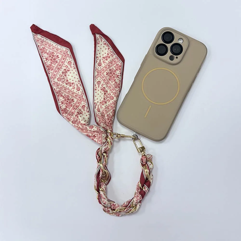 Cordon de Smartphone Foulard à Motifs