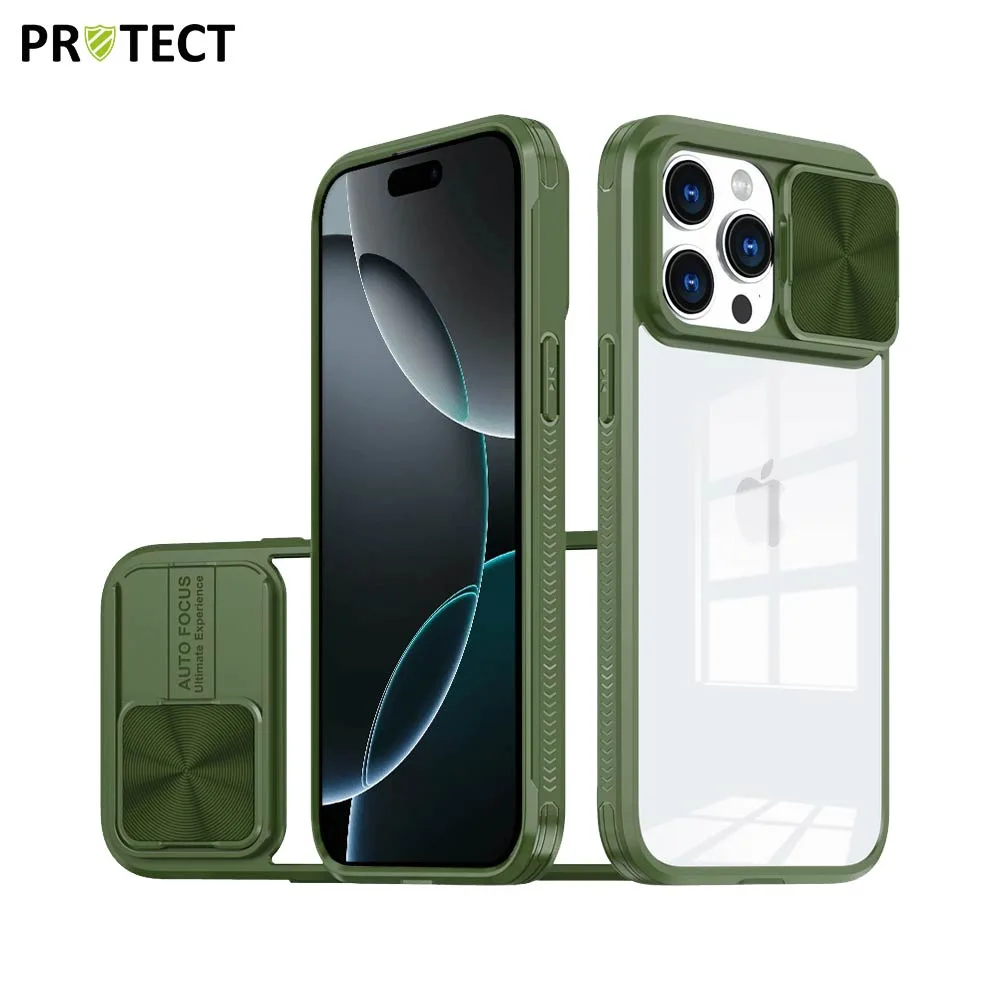 Coque de Protection IE027 PROTECT pour Apple iPhone 16 Pro Vert Foncé