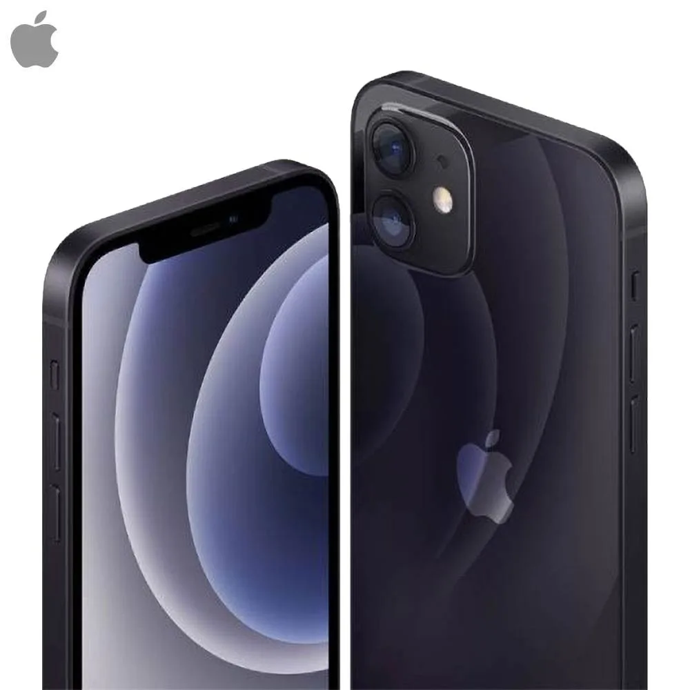 Smartphone Apple iPhone 12 64GB Grade C Noir — vue 3