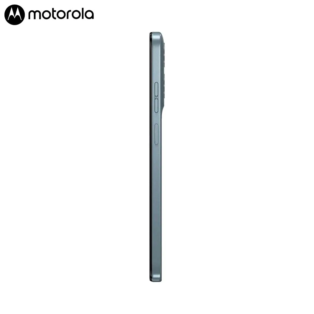 Smartphone Motorola Moto E15 64GB NEUF Misty Blue — vue 3