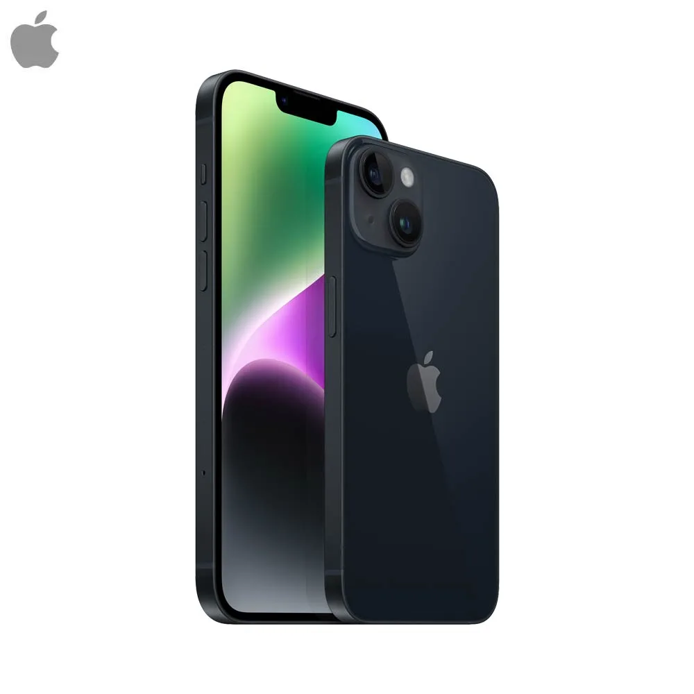 Smartphone Apple iPhone 14 128GB Grade B Noir Minuit — vue 4