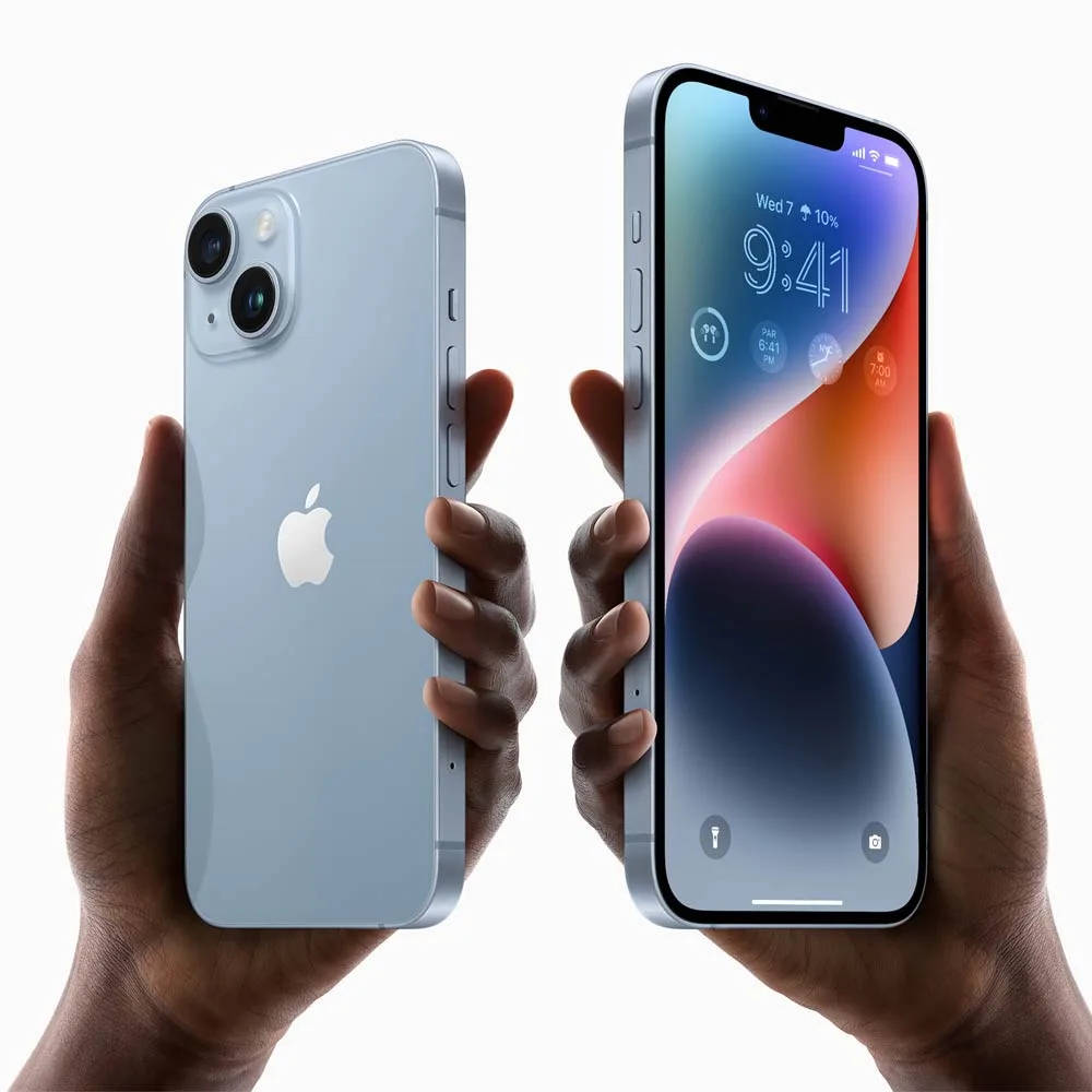 Smartphone Apple iPhone 14 128GB Grade A Mauve — vue 2