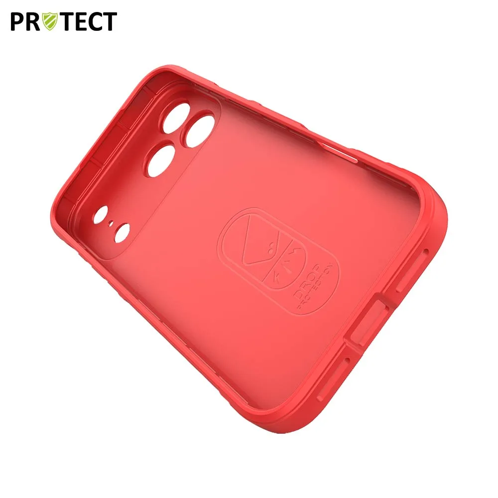 Coque de Protection IX008 PROTECT pour Apple iPhone 17 Pro Max Rouge