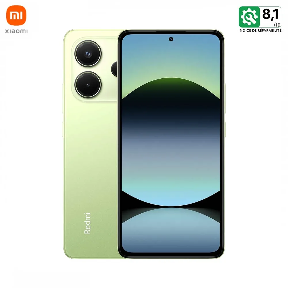 Smartphone Xiaomi Redmi Note 14 4G Reconditionné 6/128GB Vert — vue 4